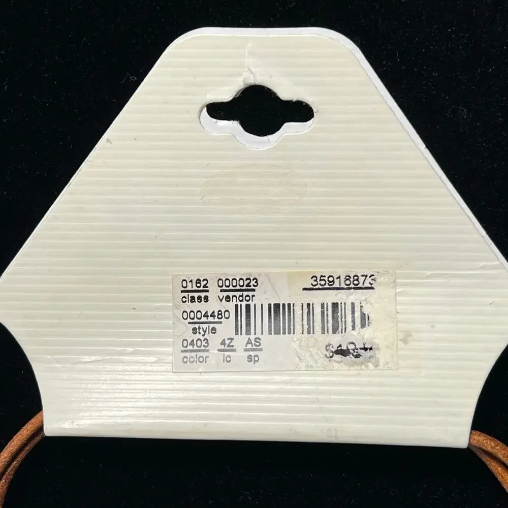 Christopher & Banks CJ Banks Geometric Pendant Necklace. brown Green Silver Gold - Picture 4 of 6